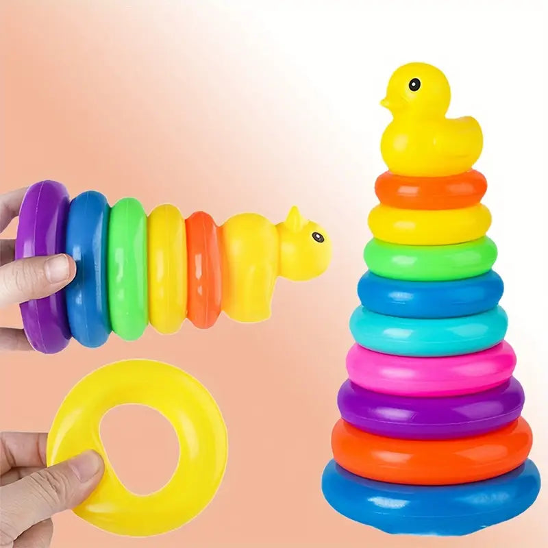 Colourful Stacking Tower Rings